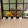 Wholesale Miniature green plants potted plants living room Doll Accessories