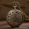 Wholesale Time Gear Mechanical Wind Copper Hanging Watch