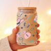 Wholesale Uv Transfer Sticker Glass C Crystal Label Crystal Sticker Exclusive for 16oz Glass C Special Sticker 23Cmx11Cm