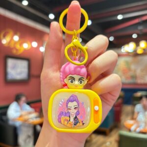 Hunting witch group [pink hair yellow style] / 7.2*5cm