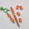 Wholesale 10pcs Printed Creative Color Cartoon Beads