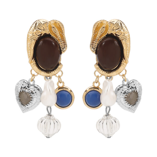 Wholesale E13226 ZA Creative Acrylic Alloy Resin Pendant Necklace