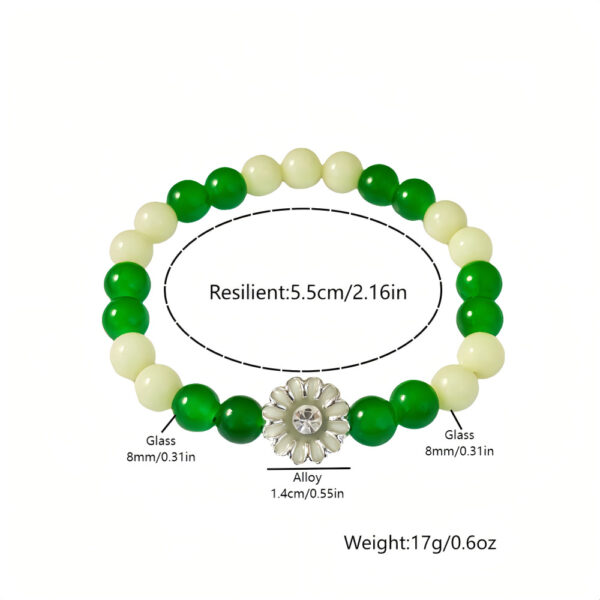 O1CN013N3Iq22IVKt4ZNgeo_3919529291-0-cib Wholesale Luminous Daisy Bracelet Environmentally Friendly Alloy Flower Shape