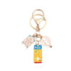 Wholesale Creative Travel Luggage boarding pass Alloy Couple Keychain Bag Pendant Accessories Tourist Souvenir Accompanying Gift