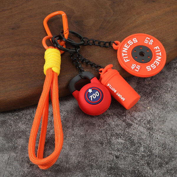 O1CN013REuKF2KP2kfOlJHa_2213263739548-0-cib Wholesale Creative mini fitness barbell keychain