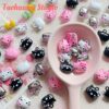 Wholesale Cute kitty kitty alloy multi-color soft sister pendant diy handmade accessories mobile phone chain necklace accessories material