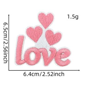 Pink couple cloth stickers 19#