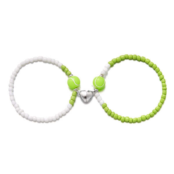 Wholesale Colorful Ball Valentine's Day Adjustable Bracelet