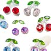 O1CN013TKKND1amt1or2VR2_6000000003373-0-cib Wholesale Double-sided three-dimensional alloy cherry-shaped rhinestone 3D Crystal Beads