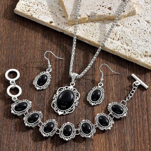 O1CN013UJYfB1RNOOIHCeRI_2219658172099-0-cib Wholesale Turquoise Bohemian Vintage Turquoise Jewelry Set