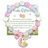 Wholesale Easter Blooming Bead Pink Love Rabbit Bracelet