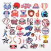 Wholesale Cartoon Baseball Football Embroidery DIY Patches
