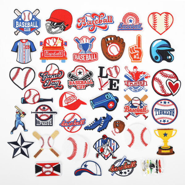 Wholesale Cartoon Baseball Football Embroidery DIY Patches