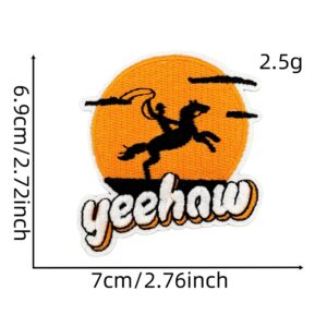 Boys western denim patch 23#