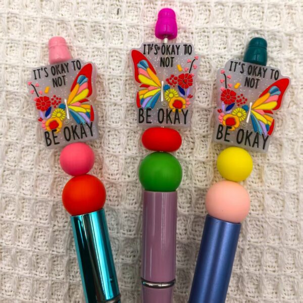 O1CN013Uh8Qb2FO3kATNuLk_2216349148869-0-cib Wholesale Colorful Butterfly Silicone Beads DIY Beads 10pcs/pack