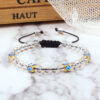 Wholesale Hand woven square Devil's Eye bracelet