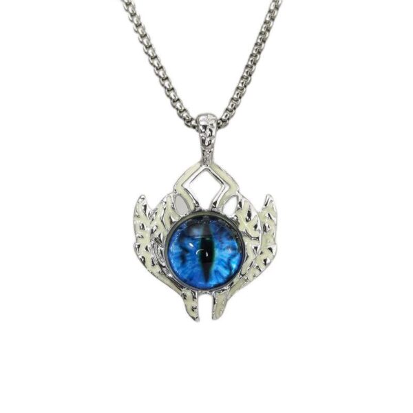 Wholesale Evil Titanium Steel Magic Eye Necklace Devil's Eye Men's Pendant