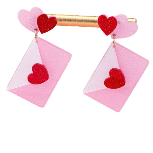 O1CN013XwAmO2F776KmDax9_2217900038832-0-cib Wholesale Valentine's Day Love Envelopes Acrylic Earrings