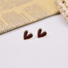 Wholesale Retro Anchor Red Heart Earrings
