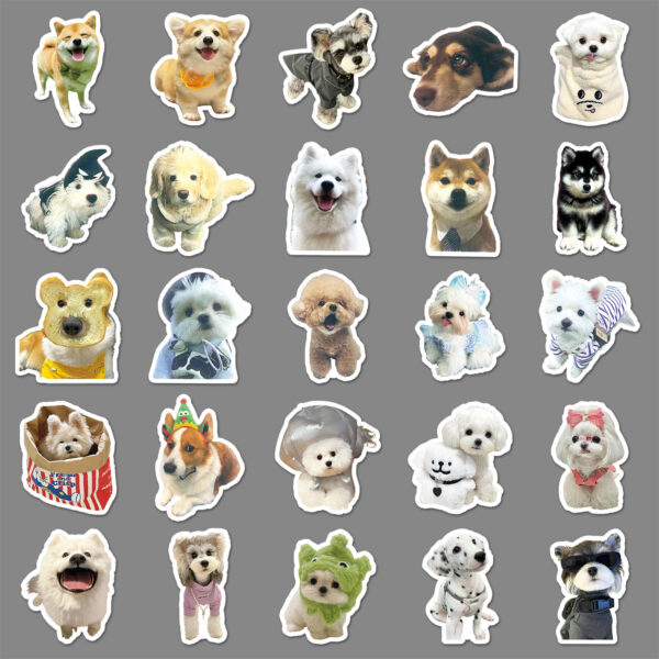 Wholesale cute dog cartoon stickers