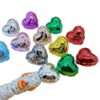 Wholesale Acrylic Uv Plated Metal Christmas Balloon Heart Crystal Beads