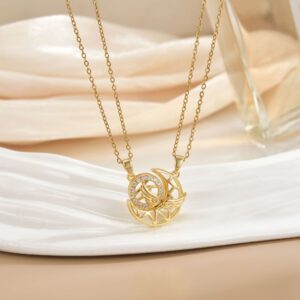 Magnetic couple necklace xl0480