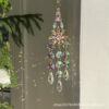 Wholesale colored diamond sun moon stars love wind chime
