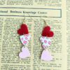 O1CN013dPV8b1Bs2uUUJ3LP_0-0-cib Wholesale Heart-Shaped Pendant Lip Flower Pattern Earrings Acrylic Earrings Valentine's Day Gift