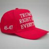 Wholesale Red election letter embroidered baseball cap