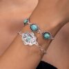 Wholesale Imitation Turquoise Bracelet Set