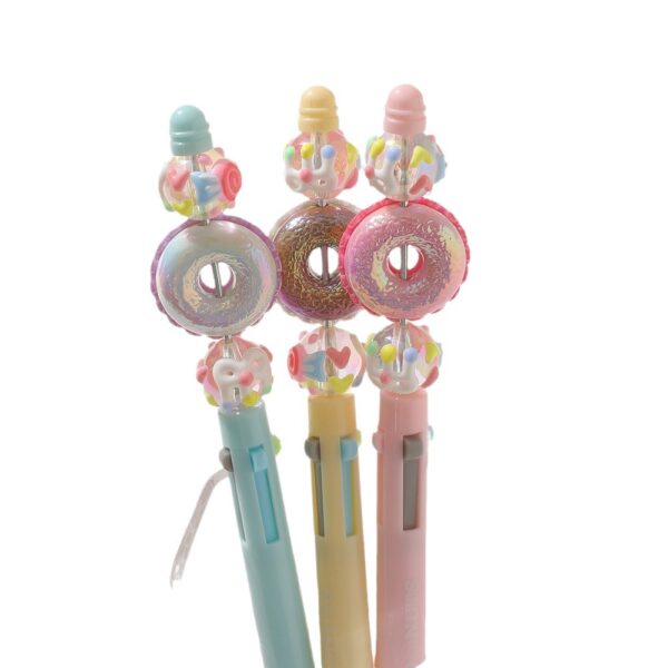 Wholesale Princess Dream Beaded Pen 4 Color Press Ballpoint Pen Creative