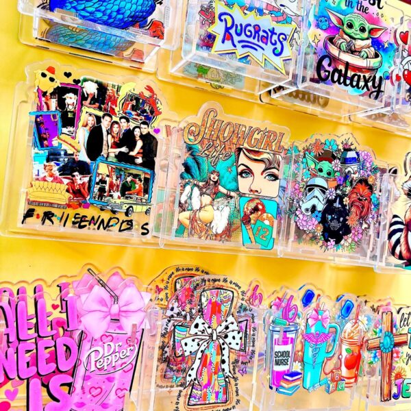 Wholesale Acrylic Pen Holder Pen Box Cross-Border Storage Stationery 10cm OLY Exclusive