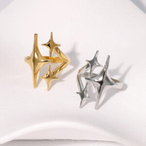 Wholesale Star Stainless Steel Ring