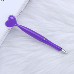 Black 1.0mm ballpoint pen / Fluorescent purple