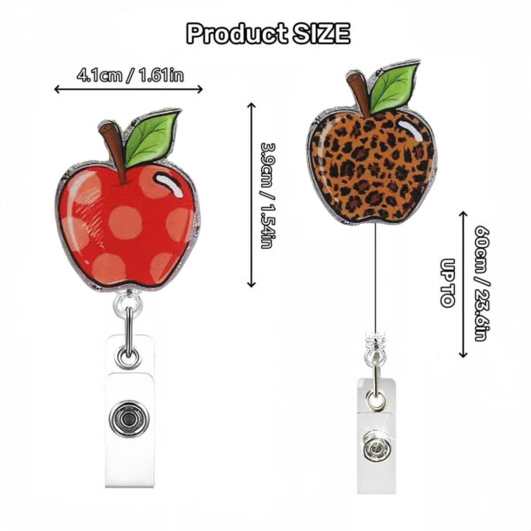 O1CN013lG80P2D5ccqp3FiD_2220403148558-0-cib Wholesale autumn oil painting art pumpkin suower telescopic badge scroll Thanksgiving easy-pull ID buckle