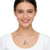 Wholesale heart-shaped stethoscope pendant necklace luxuryclavicle chain