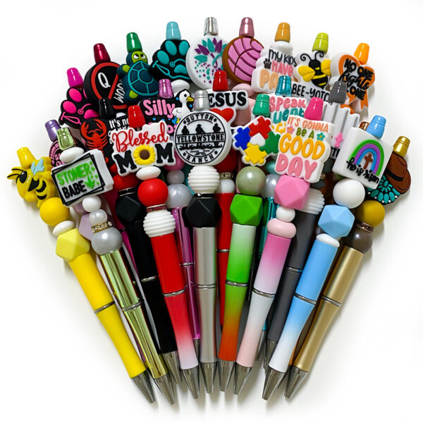 O1CN013o2bU21mHzgoG8ORu_2220494344930-0-cib Wholesale Baby Teething Stick Black Girl Focal Beads