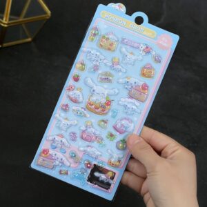 3D Embossed Sticker [Cinnamon Dog] / Bag