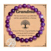 Wholesale Purple Agate Bracelet Christmas Gift