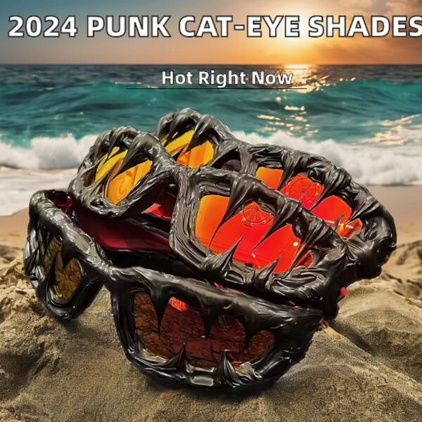 Wholesale Pioneer Dark Style Orange Lens Party Style Glasses