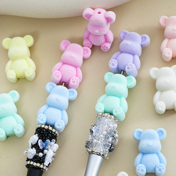 Wholesale Mixed Color Bear Acrylic Beads