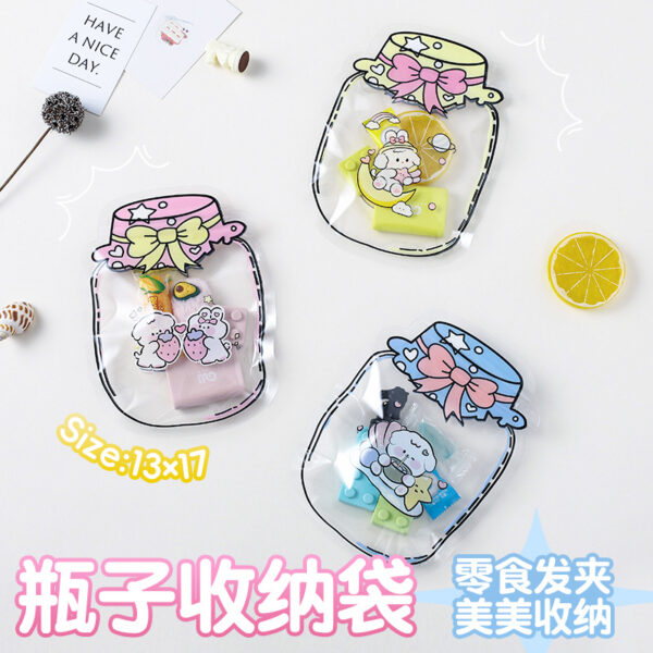 Wholesale Cartoon Cute Ziplock Transparent Storage Bag