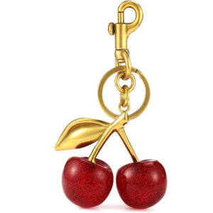 Gilt red keychain