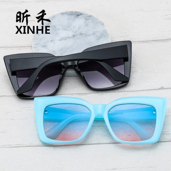 Wholesale frame sunglasses fashion men and women retro cat's eye sunglasses