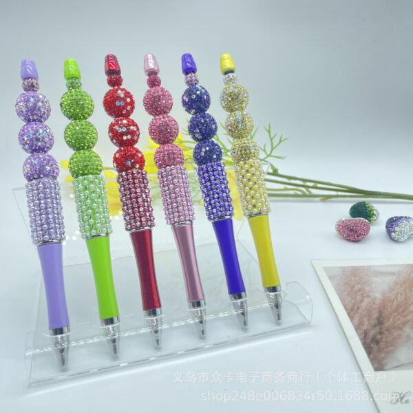 Wholesale 16mm Full Diamond Ball Handmade DIY Fancy Beaded Pen