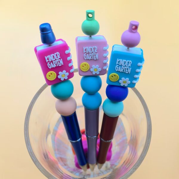 O1CN013ygJkU2FO3iICdlF2_2216349148869-0-cib Wholesale 10pcs Cartoon Image Colorful 3D Book Silicone Beads