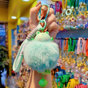 Fur ball fruit animal bell-little frog (complete set)