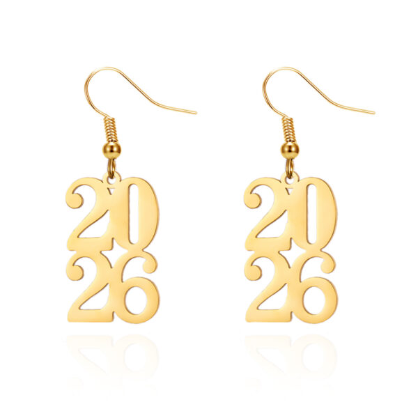 Wholesale Number Earrings