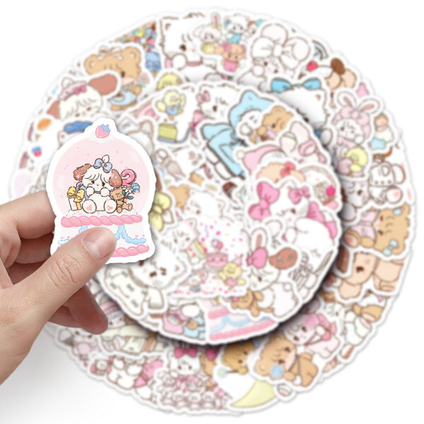 Wholesale 56 cute cartoon soft and adorable Mikko doodle stickers
