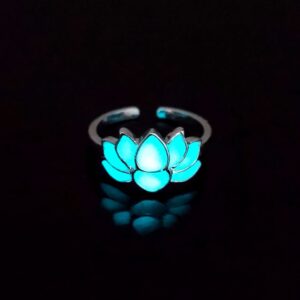 White steel blue green light